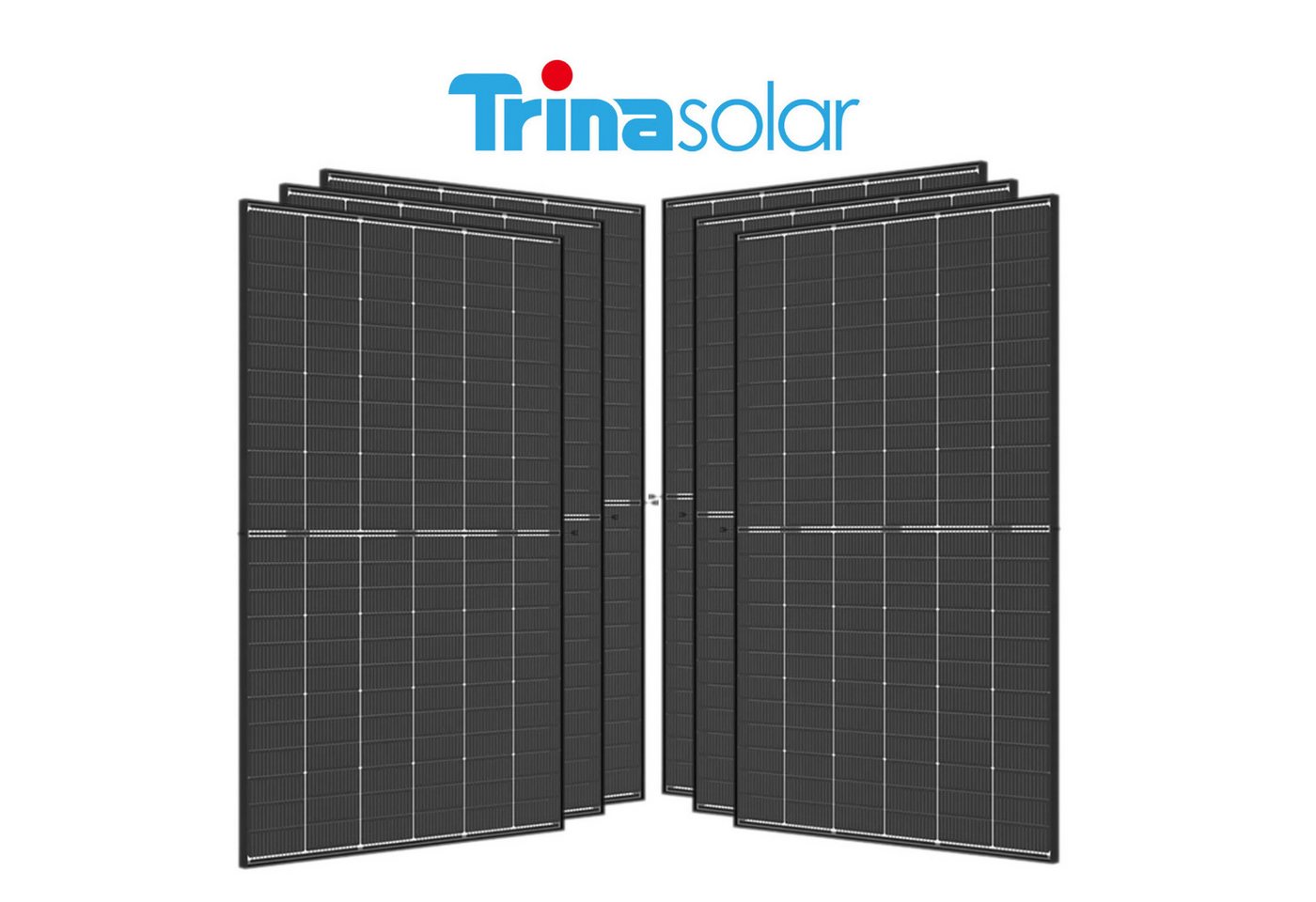 Trina Solar Solarmodul TSM-435NEG9RC.27, 435 W, Monokristallin, (6er Packung, 6-St., 6 Stück), Solarmodul Trina 6 x 435W bifazial Glas-Glas Solarmodul Solarpanel von Trina Solar