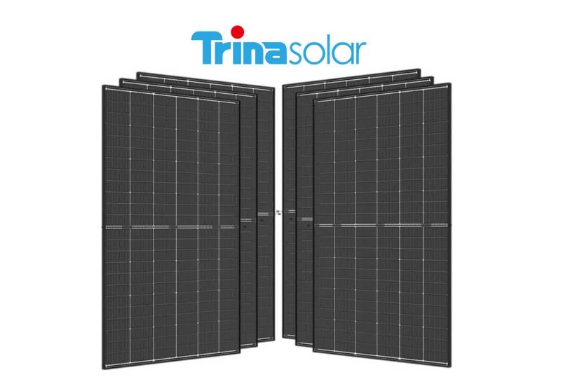 Trina Solar Solarmodul TSM-435NEG9RC.27, 435 W, Monokristallin, (6er Packung, 6-St., 6 Stück), Solarmodul Trina 6 x 435W bifazial Glas-Glas Solarmodul Solarpanel von Trina Solar