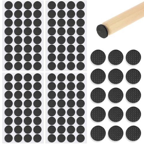 128 Stück Antirutsch Pad 20 mm Selbstklebend Möbelstopper Gummi Anti Rutsch Pads Runde Möbel Rutschhemmer für Möbel Fliesenböden Hartholzböden Möbelfüße Stuhlbeine Sofas von Trinkrittey