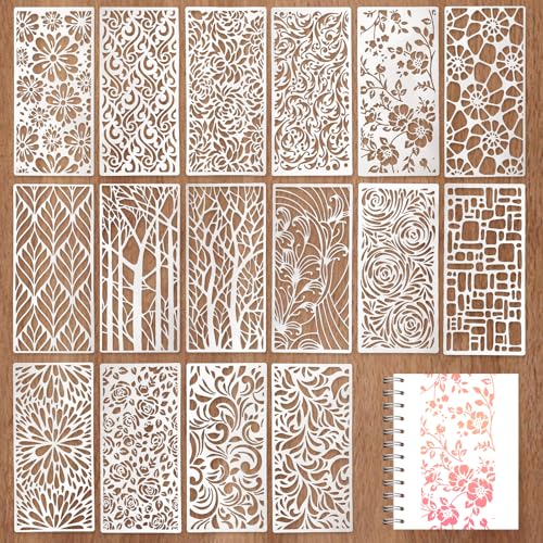 16 Stück Schablonen Set Malerei Zeichenschablonen Kunststoff Schablonen Vorlagen zum Malen Wiederverwendbar Malschablonen Kinder für DIY Boden Wandgestaltung Deko Scrapbooking Geschenkkarten 16 Stück Schablonen Set Malerei Zeichenschablonen Kunststoff Schablonen Vorlagen zum Malen Wiederverwendbar Malschablonen Kinder für DIY Boden Wandgestaltung Deko Scrapbooking Geschenkkarten von Trinkrittey