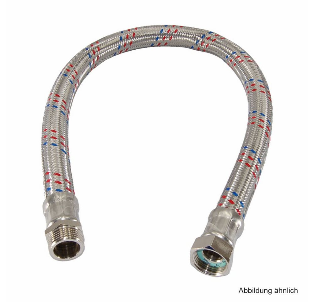 Trinnity Wasserrohr Silkon-Panzerschlauch f. Heizung,Klima u. Trinkwasser 1 1/4"IG/AG DN32 von Trinnity