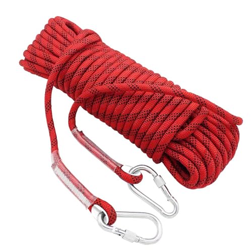 Trintion 12mm 20 Meter Kletterseil Sicherheitsseil Survival Seil Climbing RopeSeil Multifunktionsseil für Freien Wanderung Bergsteigen Sport Camping Maximal Tragegewicht Ca. 2100 KG von Trintion