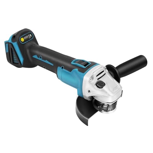 Trintion Akku Winkelschleifer (800 Watt, Scheiben-Ø: 125 mm, Leerlaufdrehzahl: 10.000 min-1) 18V Winkelschleifer mit Drehzahlregelung Trennschleifer Scheibe Für Spindle Lock Keine Batterie von Trintion