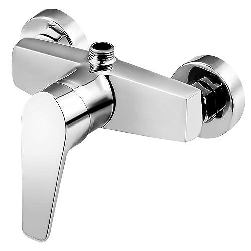 Trintion Duscharmatur Duschthermostat Einhand-Brausebatterie Thermostat mit Temperaturbegrenzer Chrom 1/2" Standard Brauseschlauchanschluss Trintion Duscharmatur Duschthermostat Einhand-Brausebatterie Thermostat mit Temperaturbegrenzer Chrom 1/2" Standard Brauseschlauchanschluss von Trintion