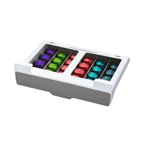Trintion Kapseln Aufbewahrung 27x18x6.5CM 30 Coffee Capsules Unter dem Regal platzsparende Schublade für Kaffeekapseln für Nespresso-Kapseln im Originalstil Trintion Kapseln Aufbewahrung 27x18x6.5CM 30 Coffee Capsules Unter dem Regal platzsparende Schublade für Kaffeekapseln für Nespresso-Kapseln im Originalstil von Trintion