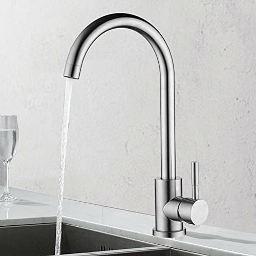 Trintion Wasserhahn Bad Waschtischarmatur Waschbecken Küchenarmatur Wasserhahn Küche Edelstahl 360° Drehbar Spültischarmatur Einhandmischer Mischbatterie Küche für Wasserfilter von Trintion