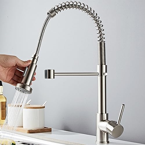 Trintion Wasserhahn Küche Ausziehbar,wasserhahn küche,wasserhahn bad,niederdruck armatur küche,wasserhahn mit durchlauferhitzer,Hochdruck Mischbatterie Küche,küchenarmatur mit brause ausziehbar von Trintion