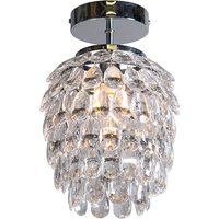 Art Deco Deckenlampe Stahl 19 cm dimmbar - Bling von Trio Leuchten