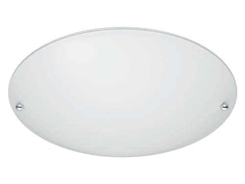 Deckenleuchte / Deckenschale LANA 25cm mit dimmbare E27 LED, Glas matt weiß, Trio Leuchten von Trio Leuchten