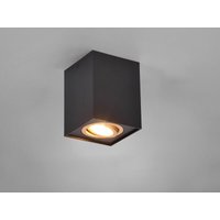 Deckenstrahler biscuit eckig Schwarz Gold, Breite 9,6cm von Trio Leuchten