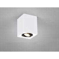 Deckenstrahler biscuit eckig Weiß Schwarz, Breite 9,6cm von Trio Leuchten