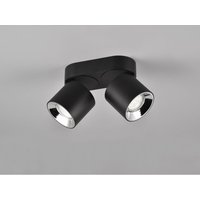 Deckenstrahler guayana Schwarz 2 Spots schwenkbar, Breite 18cm von Trio Leuchten