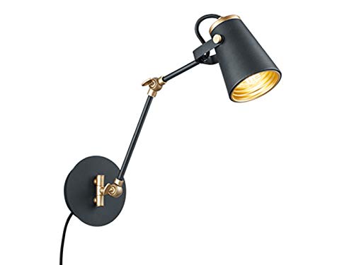 meineWunschleuchte Wandleuchte mit Stecker und Schalter, Spot verstellbar, Höhe 25cm von meineWunschleuchte