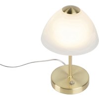 Design Tischleuchte gold dimmbar inkl. LED - Joya von Trio Leuchten