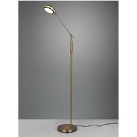 Dimmbare led Stehleuchte franklin schwenkbar, Höhe 133cm, Altmessing von Trio Leuchten