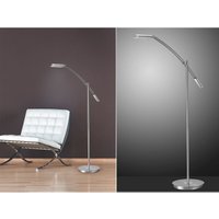 Dimmbare led Stehleuchte verona schwenkbar, Höhe 126cm, Silber von Trio Leuchten