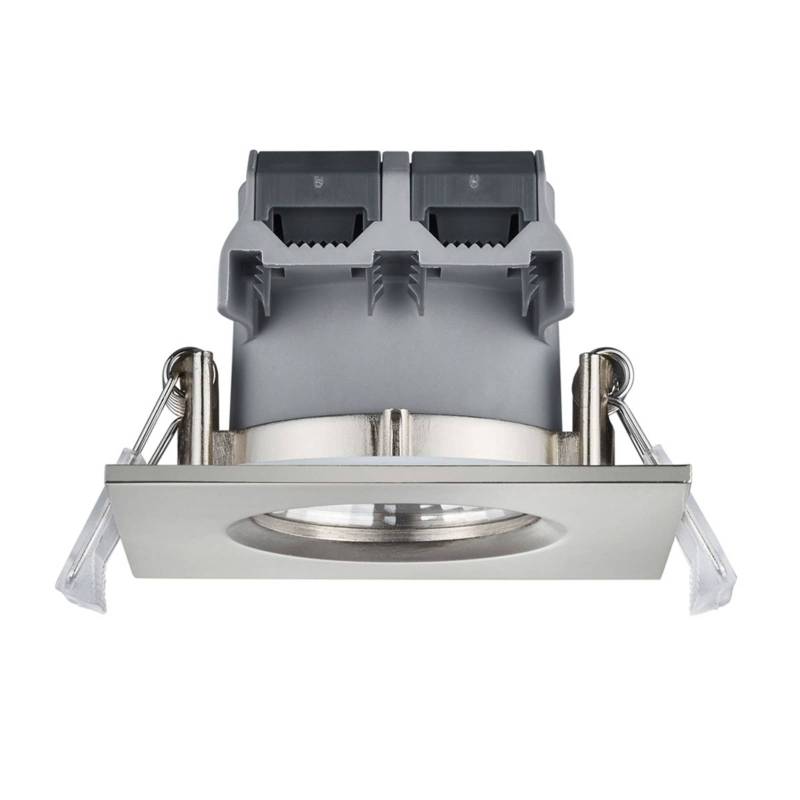 Eckiger LED-Einbauspot Zagros IP65 in nickel matt Eckiger LED-Einbauspot Zagros IP65 in nickel matt von Trio Lighting