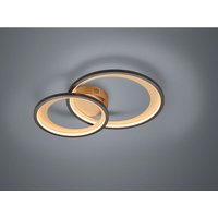 Dimmbare led Deckenleuchte granada in Schwarz & Gold, Breite 59cm Dimmbare led Deckenleuchte granada in Schwarz & Gold, Breite 59cm von TRIO LIGHTING