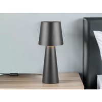 Große Tischleuchte nubian aus Metall Schwarz, Höhe 40cm Große Tischleuchte nubian aus Metall Schwarz, Höhe 40cm von Trio Leuchten