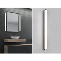 LED Badezimmer Wandleuchte FABIO in Schwarz 80cm - Spiegelleuchte von Trio Leuchten