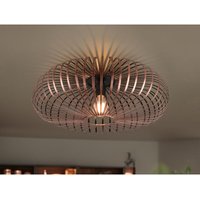 LED Deckenleuchte Gitter Lampenschirm Metall in Kupfer antik Ø 40cm von Trio Leuchten