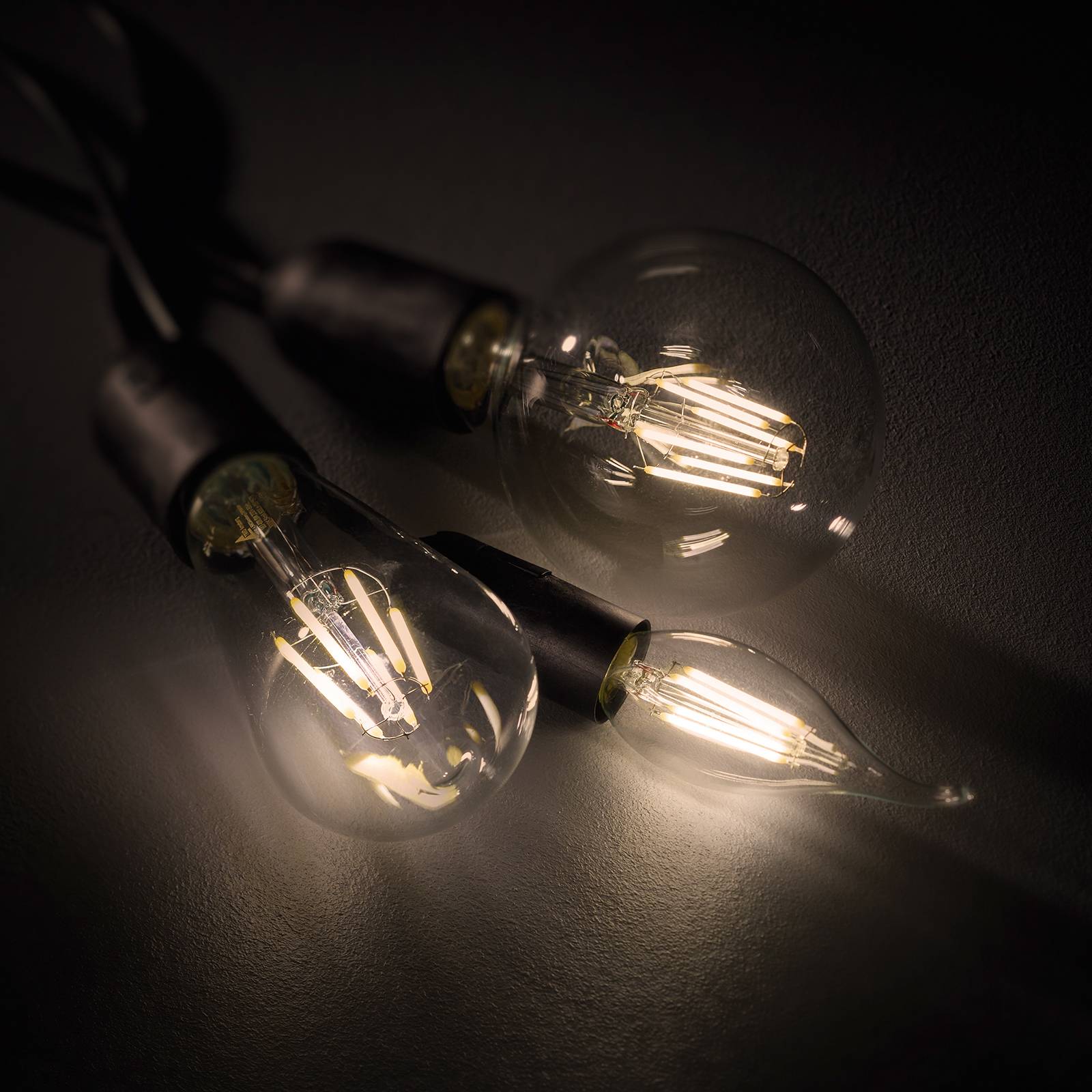 LED-Lampe E14 4W Filament, 2.700K Switch Dimmer von Trio Lighting