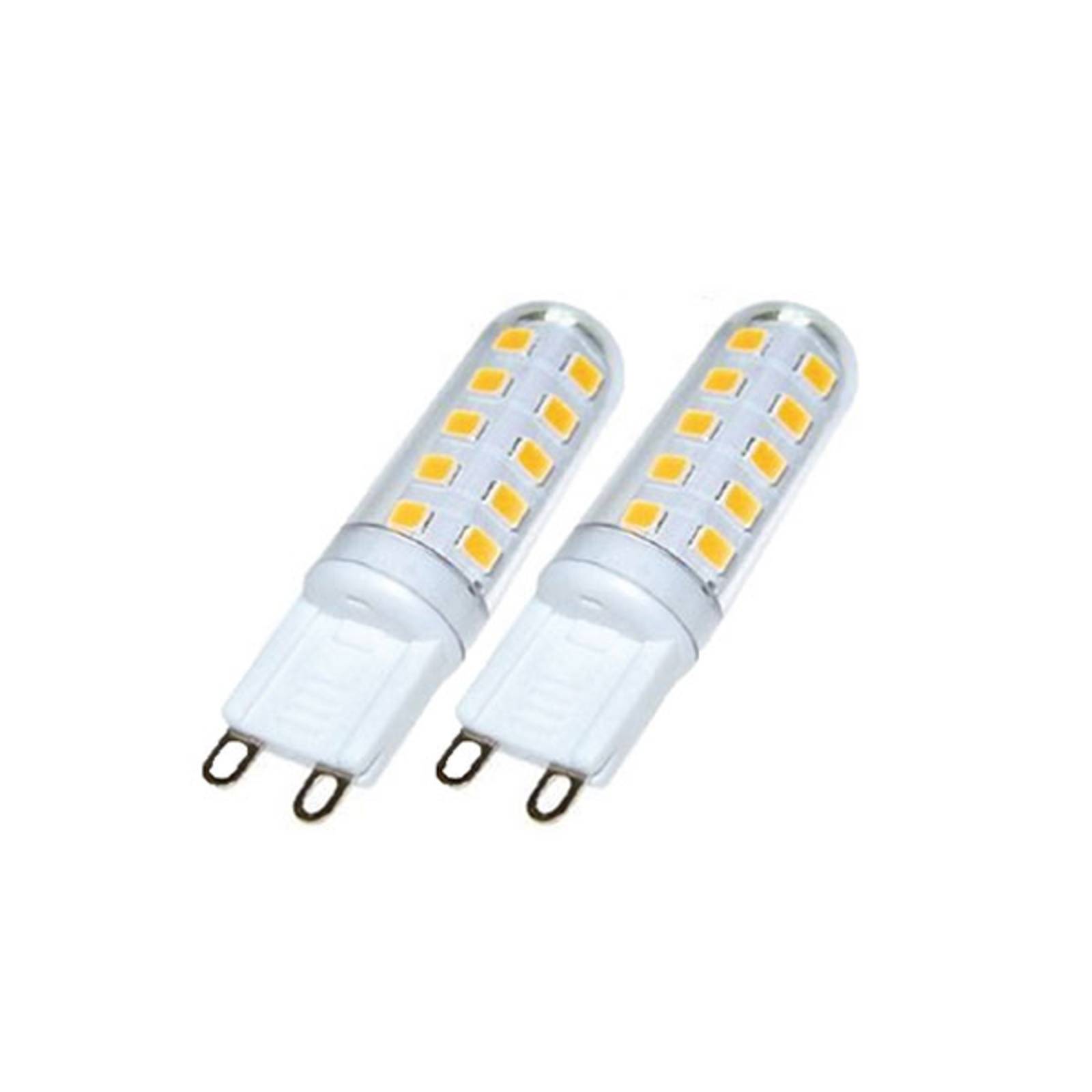 LED-Stiftsockellampe G9 3W, 3.000 K, extern dimmbar, 2er-Set von Trio Lighting