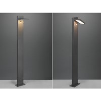 LED Wegeleuchte 2er Set schwenkbar mit Bewegungsmelder in Anthrazit von Trio Leuchten