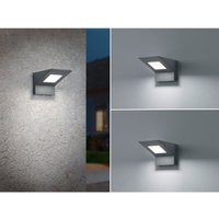 Led Außenwandleuchten 2er Set Downlight aus Aluminium in Anthrazit Led Außenwandleuchten 2er Set Downlight aus Aluminium in Anthrazit von Trio Leuchten