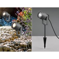 Led Gartenstrahler mareb schwenkbar mit Erdspieß & 5m Anschlußkabel von Trio Leuchten