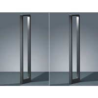 Led Pollerleuchte 2er Set Anthrazit Höhe 100cm IP54 - Außenleuchten Wegeleuchten von Trio Leuchten
