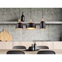 Pendelleuchte chiraz 3-flammig Metall Schwarz Gold, Breite 63cm Pendelleuchte chiraz 3-flammig Metall Schwarz Gold, Breite 63cm von Trio Leuchten