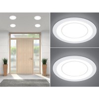 Runde led Deckeneinbaustrahler 2er Set in Weiß matt ø 14,8cm Runde led Deckeneinbaustrahler 2er Set in Weiß matt ø 14,8cm von Trio Leuchten