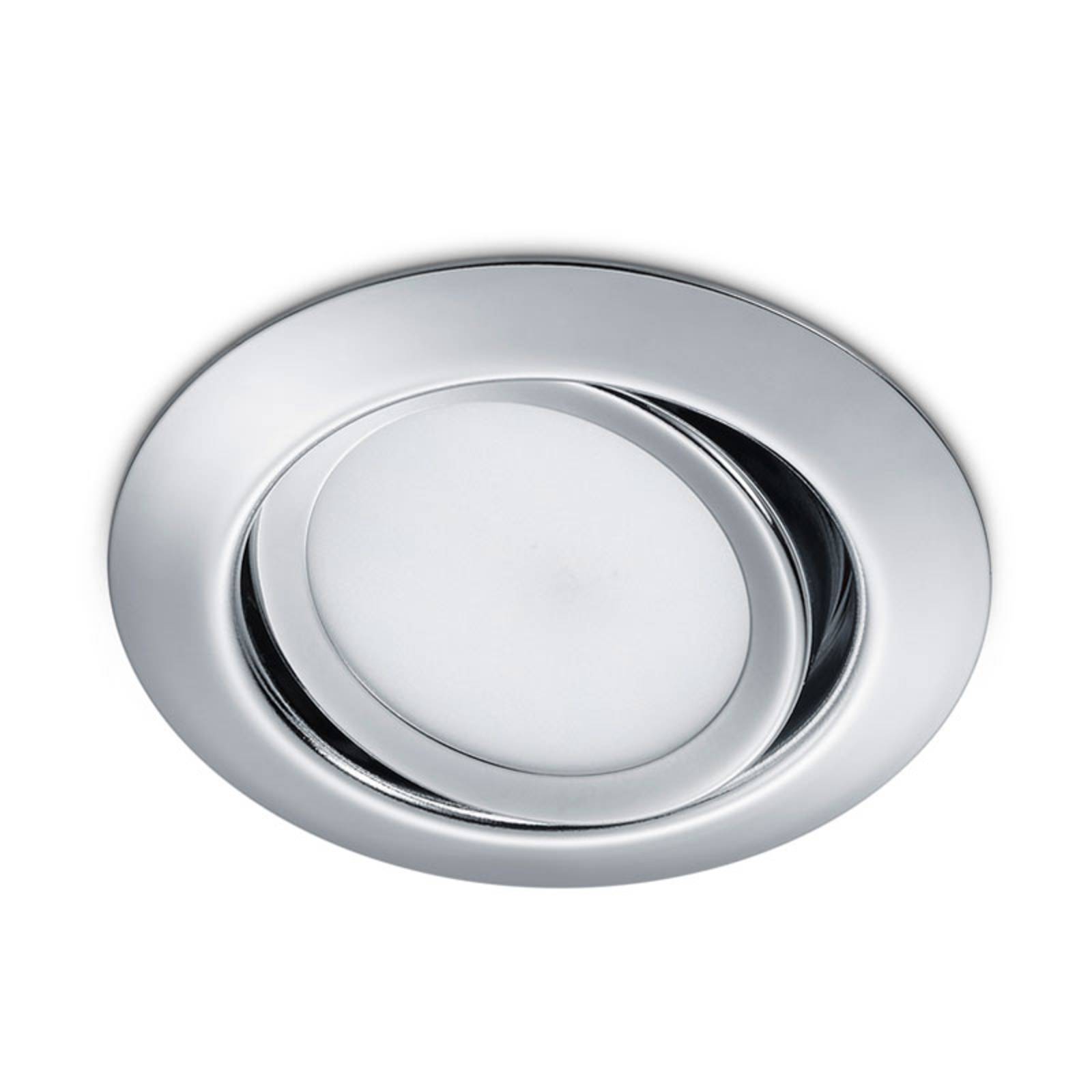 Runder LED-Einbaustrahler Rila in Chrom Runder LED-Einbaustrahler Rila in Chrom von Trio Lighting