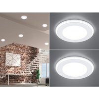 Runder led Deckeneinbaustrahler 2er Set in Weiß matt ø 14,8cm von Trio Leuchten
