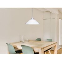 Skandinavische Pendelleuchte DIEGO mit Glas Lampenschirm, Ø 30cm von Trio