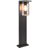 TRIO Leuchten Außen-Stehlampe "ARDILA, Stehleuchte Outdoor Garten Terrasse, exkl 1xE27 max 40W", 1 flammig, Leuchtmittel E27  Leuchtmittel wechselbar, Garten Stehlampe IP44 mit Dämmerungssensor, Pollerleuchte Höhe 65cm von Trio Leuchten