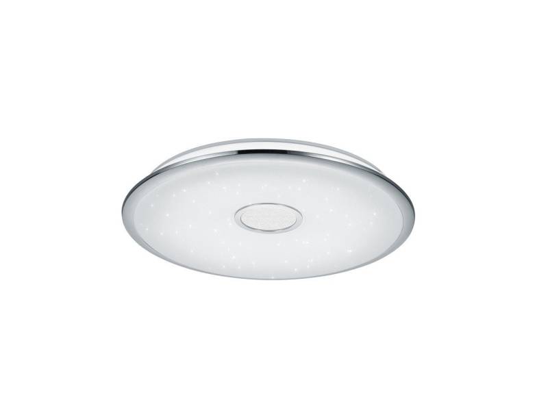 TRIO Leuchten Deckenleuchte Trio LED Deckenleuchte Okinawa chrom, Inkl. Leuchtmittel, Dimmbar nicht Smart Home-fähig ohne Bewegungsmelder von Trio Leuchten