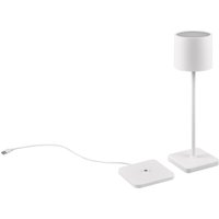 TRIO Leuchten LED Außen-Akku-Tischleuchte "Fernandez", USB Ladestation, dimmbar, Lichtfarbe einstellbar von Trio Leuchten