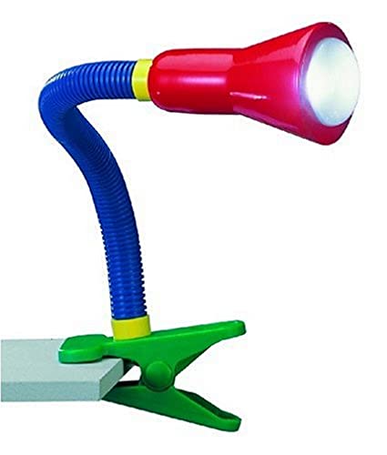 Trio Leuchten Klemmleuchte Flexo 5028010-17, Metall/Kunststoff multicolor, exkl. 1x E14, Lesearm flexibel von Trio Leuchten