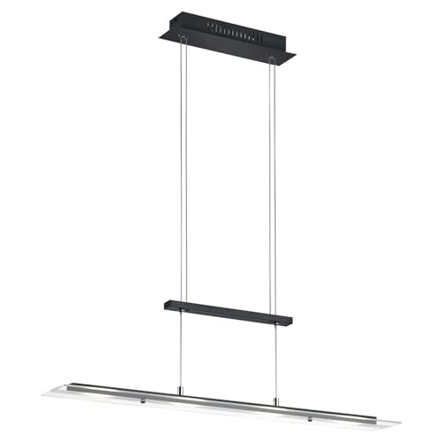Trio Glas Pendelleuchte Milos schwarz - R32004132 von Trio Leuchten