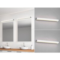 Trio Leuchten - 2er set led Badezimmer Wandleuchten Up-Down Chrom, 60cm lang von Trio Leuchten