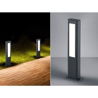 2er set led Wegeleuchten Anthrazit / Acrylglas Weiß, IP54, Höhe 50cm von Trio Leuchten