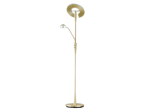Trio Leuchten LED Stehleuchte 422710308 Quebec, inkl. 34 + 5 Watt LED, Metall Messing matt, 60 x 35 x 180 cm Trio Leuchten LED Stehleuchte 422710308 Quebec, inkl. 34 + 5 Watt LED, Metall Messing matt, 60 x 35 x 180 cm von Trio Leuchten