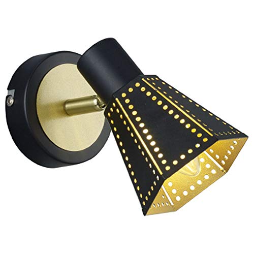 Trio Leuchten Strahler 800300132 Houston, Metall schwarz/innen goldfarbig, exkl. 1 x E14, 13 x 9.5 x 17 cm Trio Leuchten Strahler 800300132 Houston, Metall schwarz/innen goldfarbig, exkl. 1 x E14, 13 x 9.5 x 17 cm von TRIO LIGHTING FOR YOU