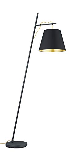 Trio Leuchten Andreus 407500179 Stehleuchte, Stoffschirm, Schwarz Matt/Gold Trio Leuchten Andreus 407500179 Stehleuchte, Stoffschirm, Schwarz Matt/Gold von Trio Leuchten
