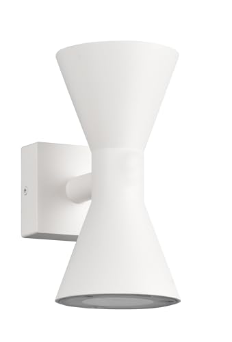 Trio Leuchten Außen Wandleuchte Ardas 212560231, Aluminium Druckguss Weiß matt, exkl. 2x GU10 Trio Leuchten Außen Wandleuchte Ardas 212560231, Aluminium Druckguss Weiß matt, exkl. 2x GU10 von Trio Leuchten