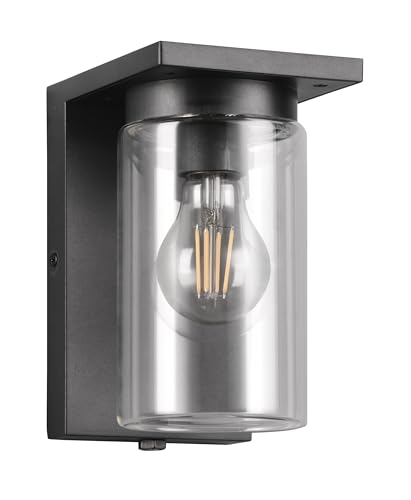 Trio Leuchten Außen Wandleuchte Ardila 211660132, Aluminium Druckguss Anthrazit, Glas klar, exkl. 1x E27, Dämmerungssensor, Schwarz Matt Trio Leuchten Außen Wandleuchte Ardila 211660132, Aluminium Druckguss Anthrazit, Glas klar, exkl. 1x E27, Dämmerungssensor, Schwarz Matt von Trio Leuchten