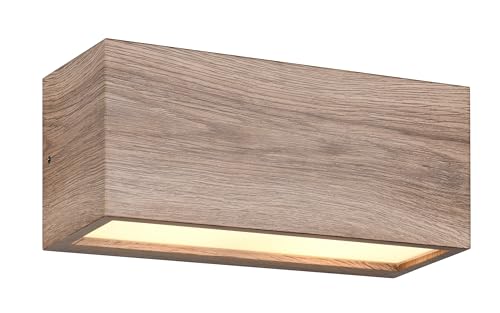 Trio Leuchten Außen Wandleuchte Mayenne 218560235, Aluminium Druckguss holz Nachbildung, Glas klar, exkl. 2x E14 Trio Leuchten Außen Wandleuchte Mayenne 218560235, Aluminium Druckguss holz Nachbildung, Glas klar, exkl. 2x E14 von Trio Leuchten