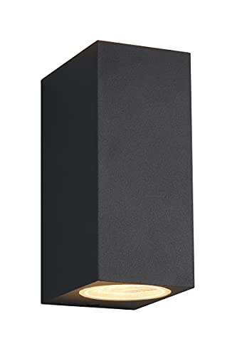 Trio Leuchten Außen Wandleuchte Roya 204269242, Aluminium Druckguss anthrazit, exkl. 2x GU10 Trio Leuchten Außen Wandleuchte Roya 204269242, Aluminium Druckguss anthrazit, exkl. 2x GU10 von Trio Leuchten